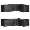 vidaXL Plachty na zahradn&iacute; n&aacute;bytek tvar L 2 ks 16 oček 260x210x80 cm
