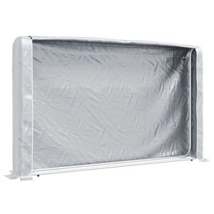 vidaXL Stojan na palivové dřevo s krytem proti dešti 250x25x150 cm