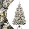 vidaXL Uměl&yacute; v&aacute;nočn&iacute; stromeček 240 cm 300 LED Tepl&aacute; b&iacute;l&aacute; PVC a ocel
