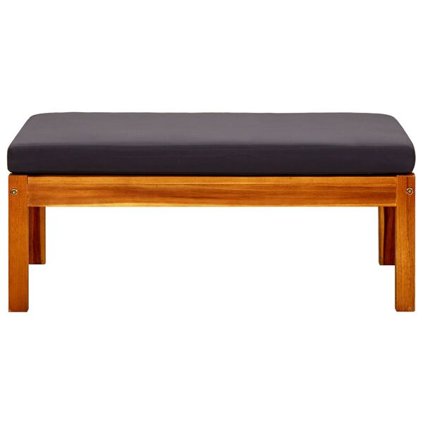 vidaXL Zahradní podnožky 2 ks masivní akáciové dřevo