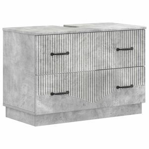 vidaXL Skř&iacute;ňka pod umyvadlo HOORN Betonově &scaron;ed&aacute; 82 x 41 x 56 cm