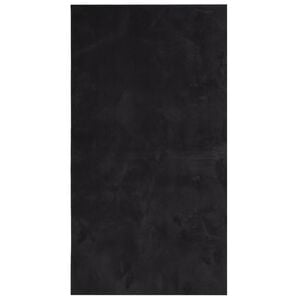 vidaXL Koberec HUARTE kr&aacute;tk&yacute; vlas měkk&yacute; a prateln&yacute; čern&yacute; 60x110 cm