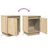 vidaXL Nočn&iacute; skř&iacute;ňka 2 pcs Sonoma dub 39 x 34,5 x 50 cm