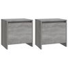 vidaXL Nočn&iacute; stolky 2 ks &scaron;ed&eacute; sonoma 45x34x44,5 cm kompozitn&iacute; dřevo