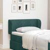 vidaXL U&scaron;i čela postele Zelen&aacute; 40 x 23 x 6 cm samet