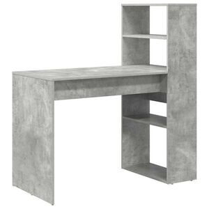 vidaXL Stůl Betonově &scaron;ed&aacute; Kompozitn&iacute; dřevo 113 x 54 x 120 cm