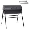 vidaXL Sudov&yacute; gril se 2 grilovac&iacute;mi ro&scaron;ty 3 pcs 80 x 73 x 90 cm Kov