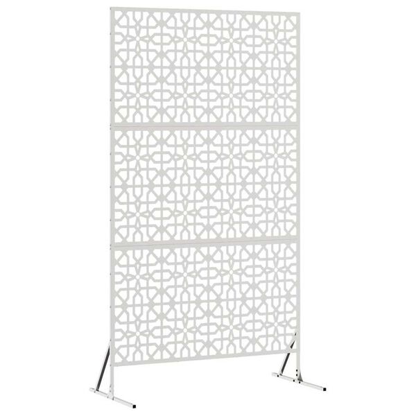 vidaXL Obrazovka pro soukromí Šedá 100 x 50 x 180 cm Ocel