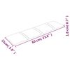 vidaXL Nástěnné panely 12 ks tmavě šedé 60 x 15 cm textil 1,08 m²