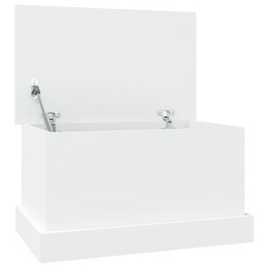 vidaXL &Uacute;ložn&yacute; box b&iacute;l&yacute; 50 x 30 x 28 cm, dřevo