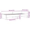 vidaXL R&aacute;m postele bez matrace dub sonoma 90 x 190 cm kompozitn&iacute; dřevo