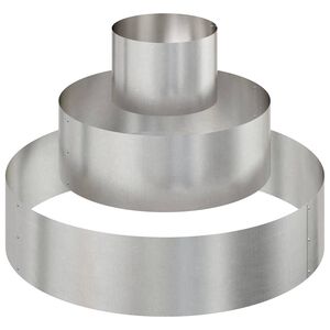 vidaXL Zahradn&iacute; pěstebn&iacute;k Stř&iacute;brn&aacute; 90 x 90 x 20 cm Nerezov&aacute; ocel