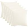 vidaXL Povlak na pol&scaron;t&aacute;ř 6 ks HEERLEN B&iacute;l&aacute; 30 x 30 cm Textil