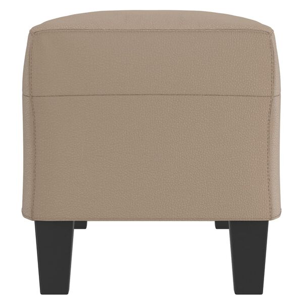 vidaXL Lavice cappuccino 100x35x41 cm uměl&aacute; kůže