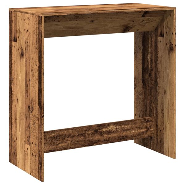 vidaXL Barov&yacute; stůl old wood 102 x 50 x 103,5 cm kompozitn&iacute; dřevo
