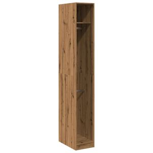 vidaXL &Scaron;atn&iacute; skř&iacute;ň dub artisan 30 x 50 x 200 cm kompozitn&iacute; dřevo