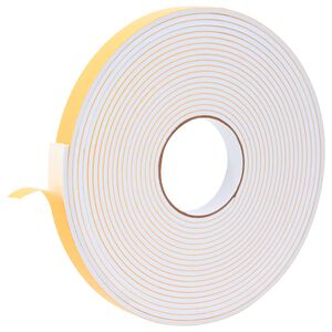 vidaXL Samolepic&iacute; pěnov&aacute; p&aacute;ska 10 ks B&iacute;l&aacute; 20mm x 10m Pěna CR