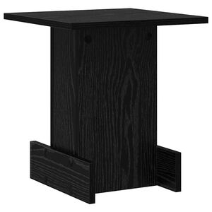 vidaXL Odkl&aacute;dac&iacute; stolek Čern&yacute; dub 35,5 x 35 x 40 cm Kompozitn&iacute; dřevo