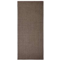 vidaXL Sisalový koberec pro škrabací sloupek hnědý 66 x 150 cm