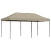 vidaXL Skl&aacute;dac&iacute; party stan pop-up taupe 580 x 292 x 315 cm