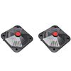 vidaXL Sol&aacute;rn&iacute; ohř&iacute;vač baz&eacute;nov&eacute; vody 735 W - pyramidov&yacute; - 2 ks