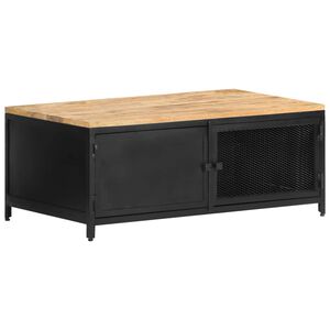 vidaXL Konferenčn&iacute; stolek 90 x 50 x 37 cm masivn&iacute; hrub&yacute; mangovn&iacute;k