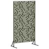 vidaXL Obrazovka pro soukrom&iacute; 100 x 50 x 180 cm Ocel Olivově zelen&aacute;