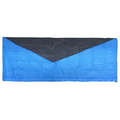 vidaXL Lehké dekové spací pytle 2 ks modré 1100 g 10 °C
