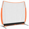 vidaXL S&iacute;ť na tr&eacute;nink baseballu Čern&aacute; 250 x 106,5 x 210 cm Polyester