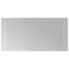 vidaXL LED koupelnov&eacute; zrcadlo Transparentn&iacute; 60 x 30 cm tvrzen&eacute; sklo