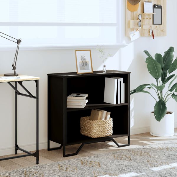 vidaXL Knihovna černá 80 x 31 x 74,5 cm kompozitní dřevo