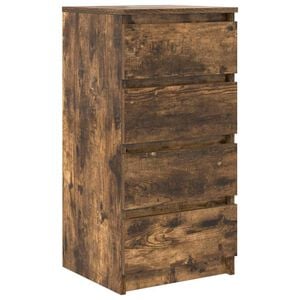 vidaXL Př&iacute;born&iacute;k kouřov&yacute; dub 37,5x35x76 cm kompozitn&iacute; dřevo