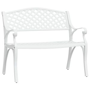 vidaXL Zahradn&iacute; lavice 102 cm lit&yacute; hlin&iacute;k b&iacute;l&aacute;