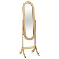 vidaXL Volně stojící zrcadlo 45,5 x 47,5 x 160 cm kompozitní dřevo
