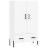 vidaXL Skř&iacute;ň highboard b&iacute;l&aacute; 69,5 x 31 x 115 cm kompozitn&iacute; dřevo