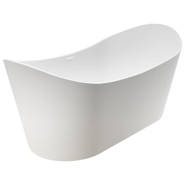 vidaXL Volně stoj&iacute;c&iacute; vana s bateri&iacute; 204 l 90 cm čern&aacute;