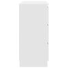 vidaXL Příborník bílý 80x35x76 cm kompozitní dřevo
