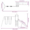 vidaXL Dětsk&eacute; hři&scaron;tě na zahradu masivn&iacute; borov&eacute; dřevo