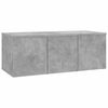 vidaXL TV stolek betonově &scaron;ed&yacute; 80 x 34 x 30 cm kompozitn&iacute; dřevo
