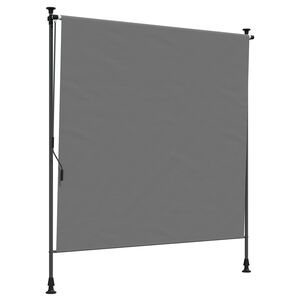 vidaXL Venkovn&iacute; Roleta Světle &scaron;ed&aacute; 100 x 270 cm