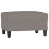 vidaXL Podnožka taupe 70x55x41 cm textil