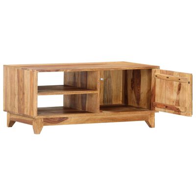 vidaXL TV stolek 90 x 45 x 40 cm masivní sheeshamové dřevo