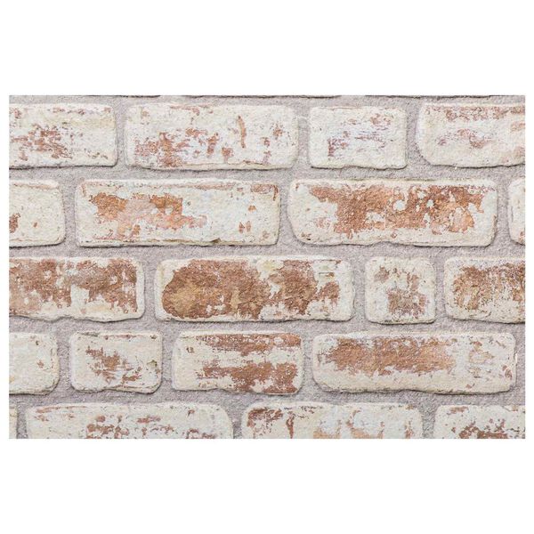 vidaXL N&aacute;stěnn&eacute; panely 10 pcs Červen&aacute; a B&iacute;l&aacute; 100 x 50 cm EPS pěna