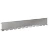vidaXL Okraj tr&aacute;vn&iacute;ku 20 ks 102 x 15 x 4 cm Ocel Stř&iacute;brn&aacute;