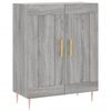 vidaXL Skříň highboard šedá sonoma 69,5 x 34 x 180 cm kompozitní dřevo
