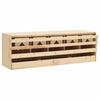 vidaXL Sn&aacute;&scaron;kov&eacute; hn&iacute;zdo 5 boxů 117 x 33 x 38 cm masivn&iacute; borov&eacute; dřevo