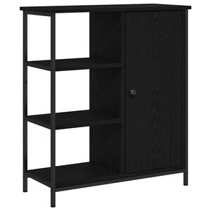 vidaXL Serv&iacute;rovac&iacute; skř&iacute;ň Čern&yacute; dub 70 x 30 x 80 cm