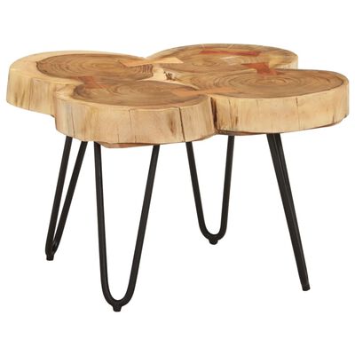 vidaXL Konferenční stolek 36 cm 4 dřevěné koláče masivní akácie