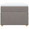 vidaXL Box spring postel s matrac&iacute; taupe 100 x 200 cm textil