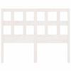 vidaXL Čelo postele bílé 205,5 x 4 x 100 cm masivní borovice